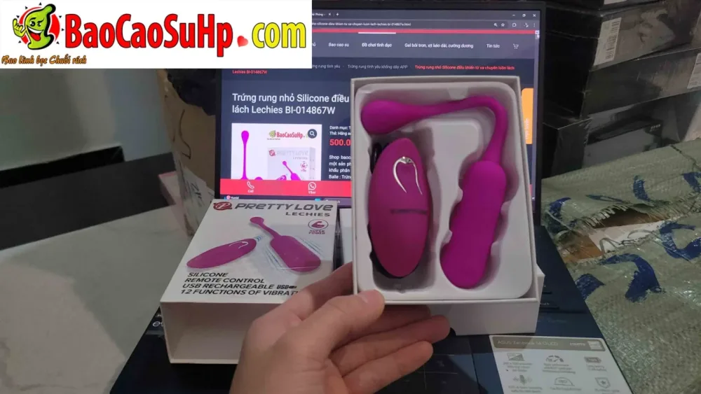 Lechies BI-014867W Small Silicone Remote Control Egg — hình 6
