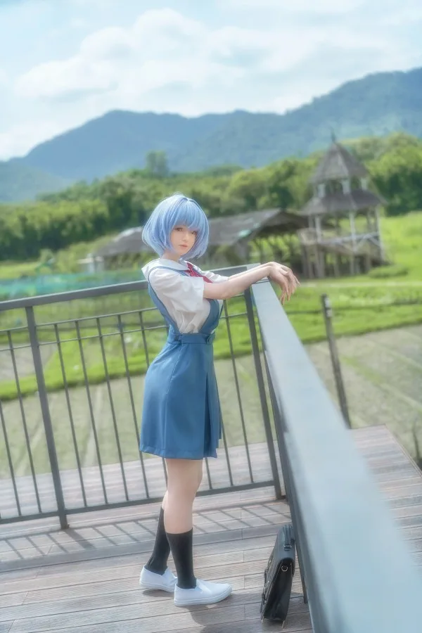 Game Lady Hybrid REI AYANAMI 156cm Silicone Doll — hình 3