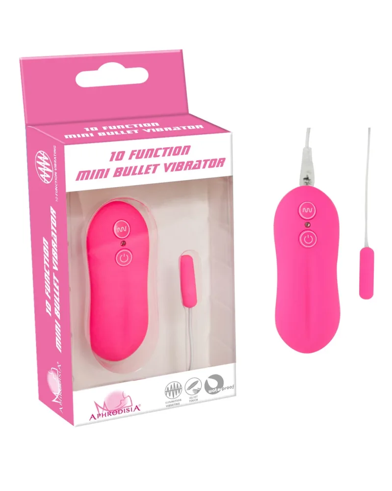 Aphrodisia Mini Love Egg 10 Vibration Modes Soft Silicone — Convenient Remote Control with 90cm Cable for Freedom of