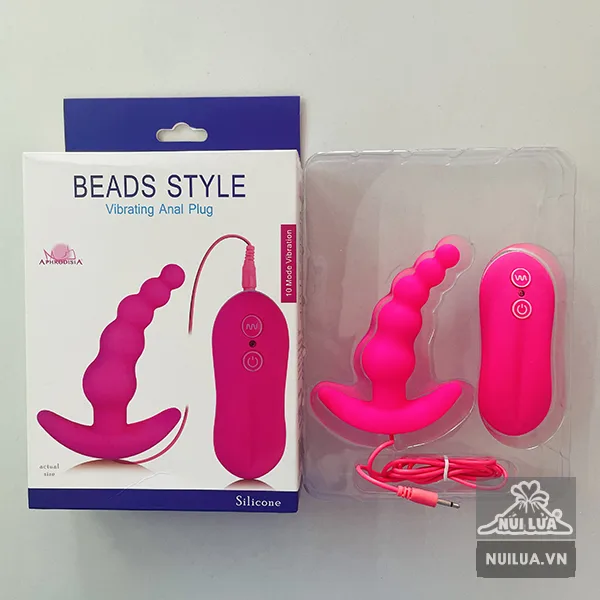 Beads Style 10 Mode Prostate Massager Anal Vibrating Toy — hình 4