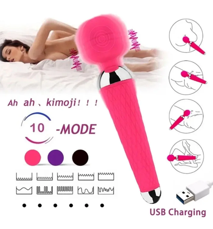 Affordable Multi Speed USB Rechargeable Wand — Premium Quality and Versatile Functions