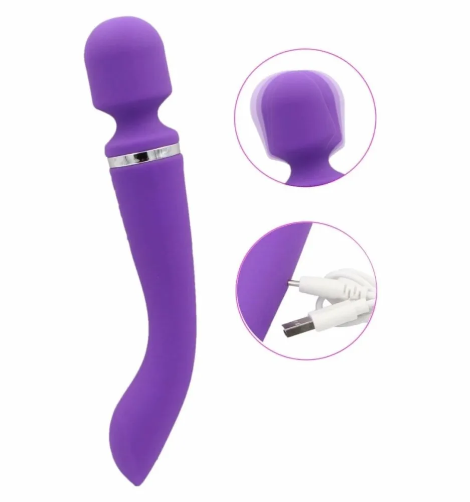 AV08 Super Strong G-Spot Vibrating Massage Wand — Easy to Use and Maintain