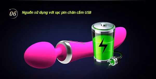 Lenten Japan Dual-End Vibrating G-Spot Massager with — hình 5