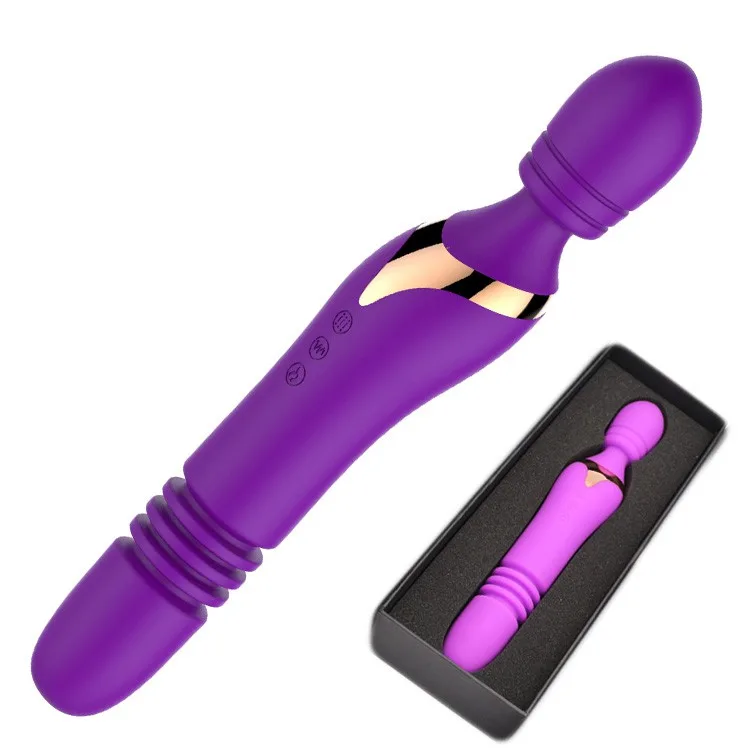 Lucy AV17B Dual-Action Vibrating Rotating Massage Stick — Innovative Dual-Ended Design for Ultimate Pleasure