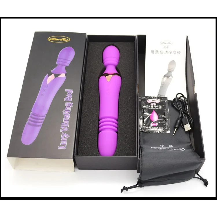 Lucy AV17B Dual-Action Vibrating Rotating Massage Stick — hình 3
