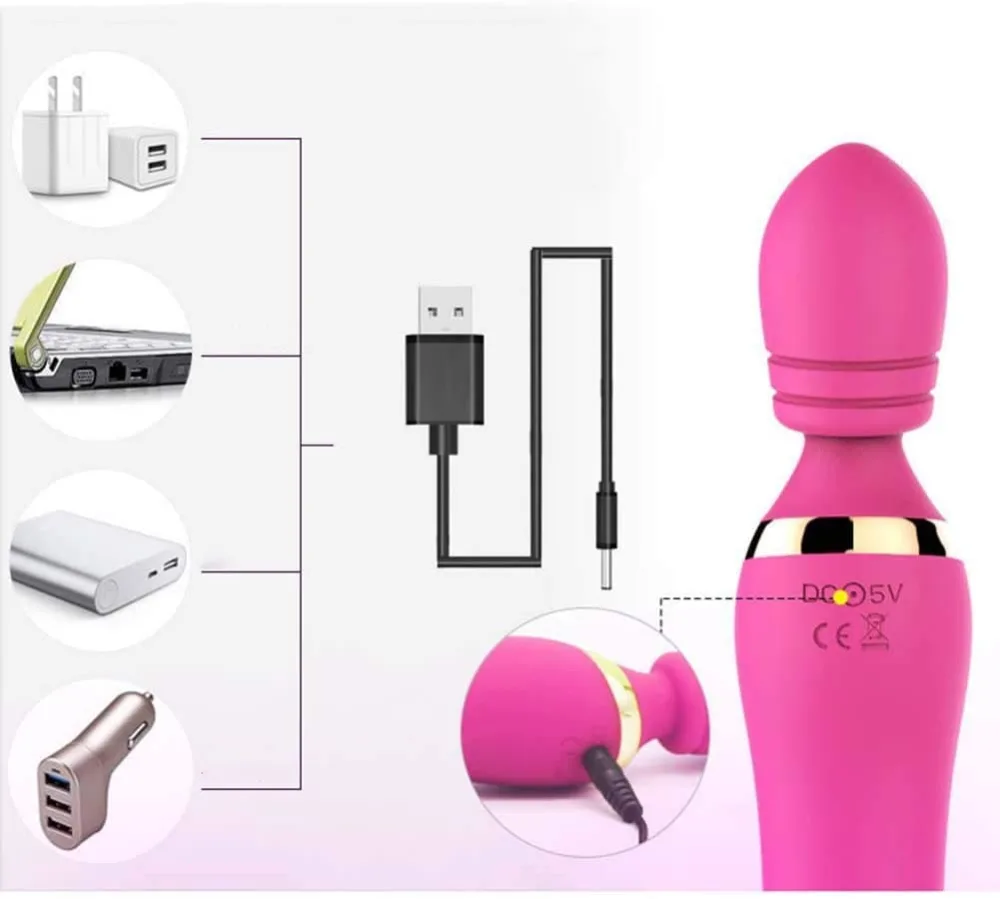 AV17B Dual Motor Love Massager Strong Vibration — hình 5