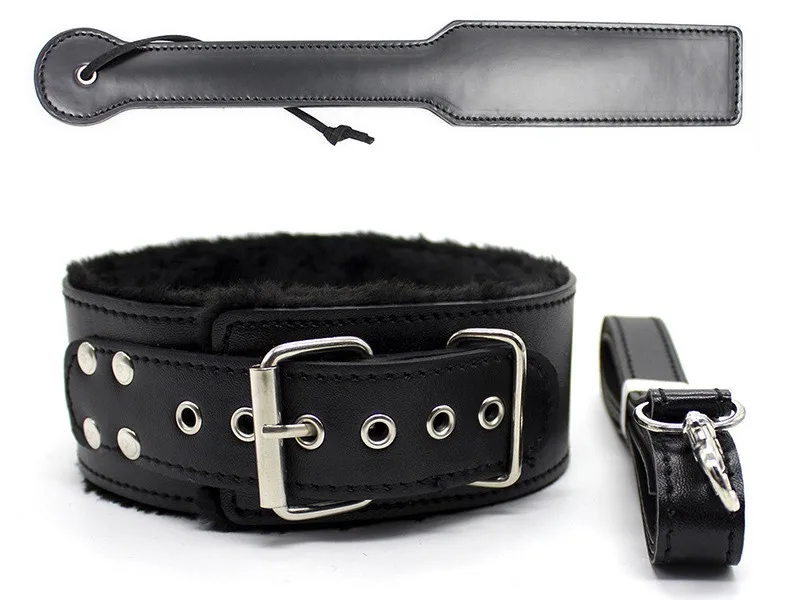 Premium Leather Bondage Set 10pcs Luxury BDSM Kit — hình 5