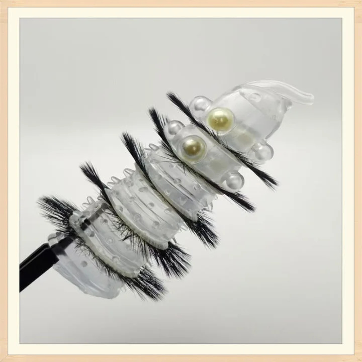 Double Beaded Furry Eyelash Condom 5 Layer Intense Pleasure — hình 3