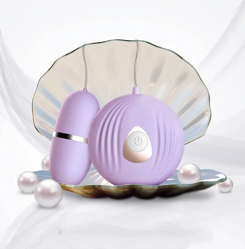 Vatine Mini Clam Shell Vibrating Egg 7 Modes Intense — Its compact design makes storage and portability a breeze