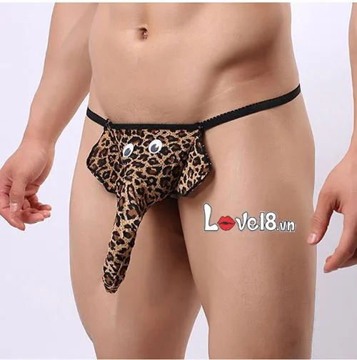 Men’s Thong Underwear Voi Voi Sexy Breathable Cotton — hình 7