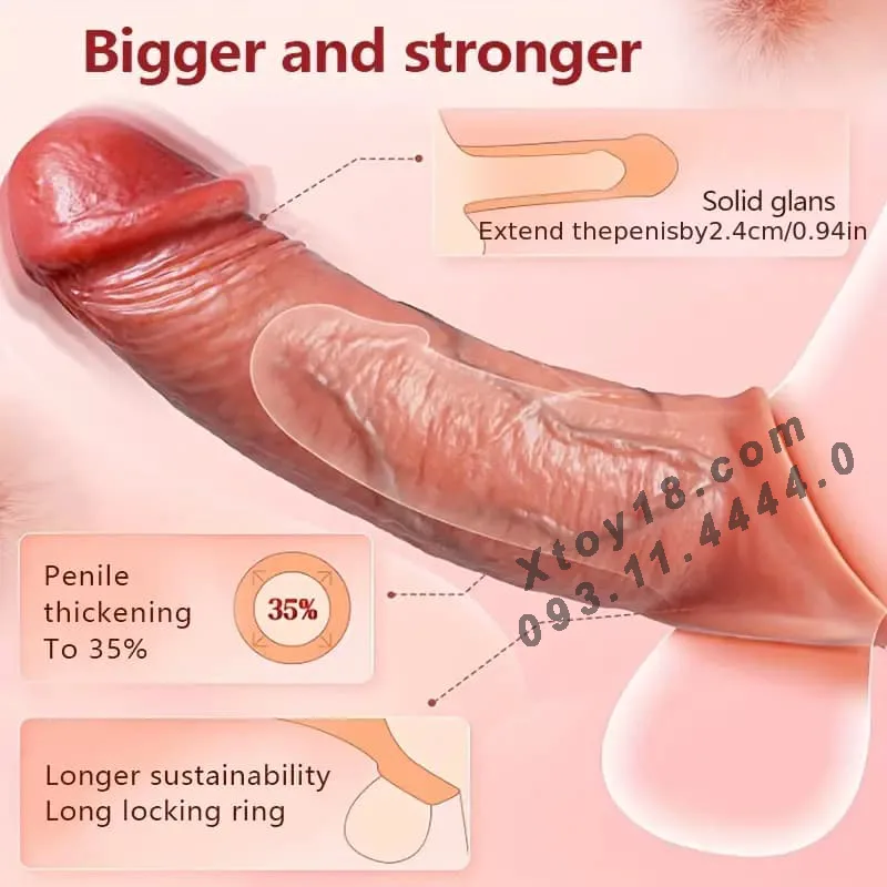 EUREKA Rechargeable Remote-Controlled Vibrating Dildo — hình 5