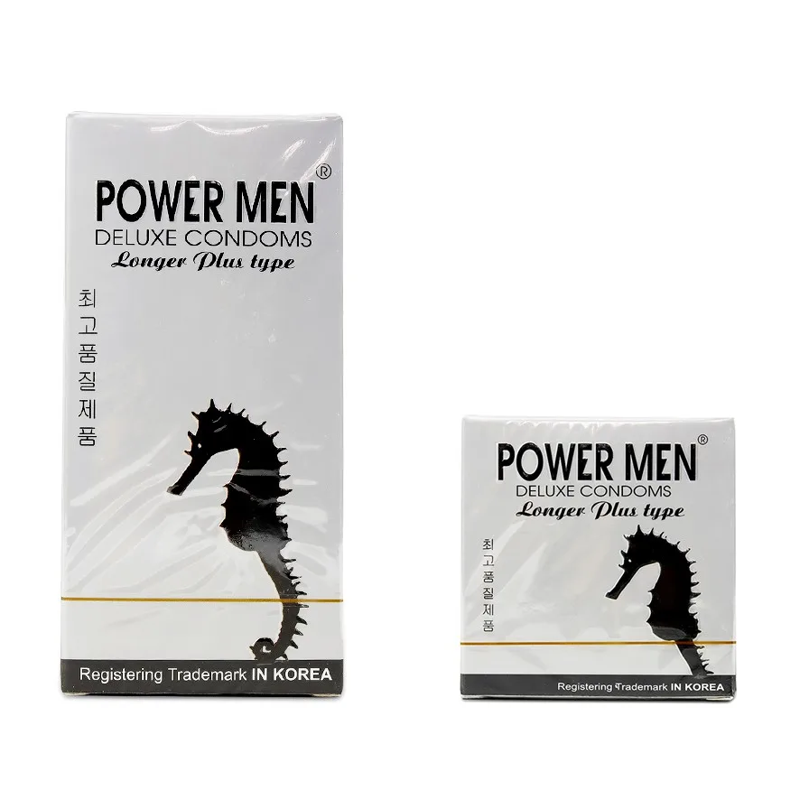 Powermen Seahorse Textured Condom Long-Lasting Pleasure