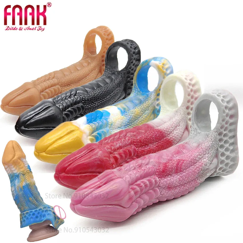 Dragon Scale Mega Size Ribbed Strap-On with Harness — Superior Design and Unique Features