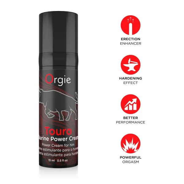 Orgie TOURO Power Cream Delay & Erection Enhancer — hình 2