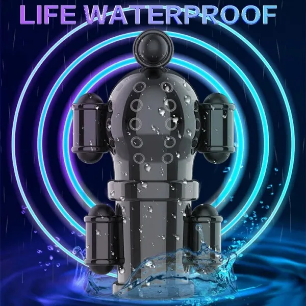 5 Motor Remote Control Silicone Penis Vibrator Strong USA — hình 6