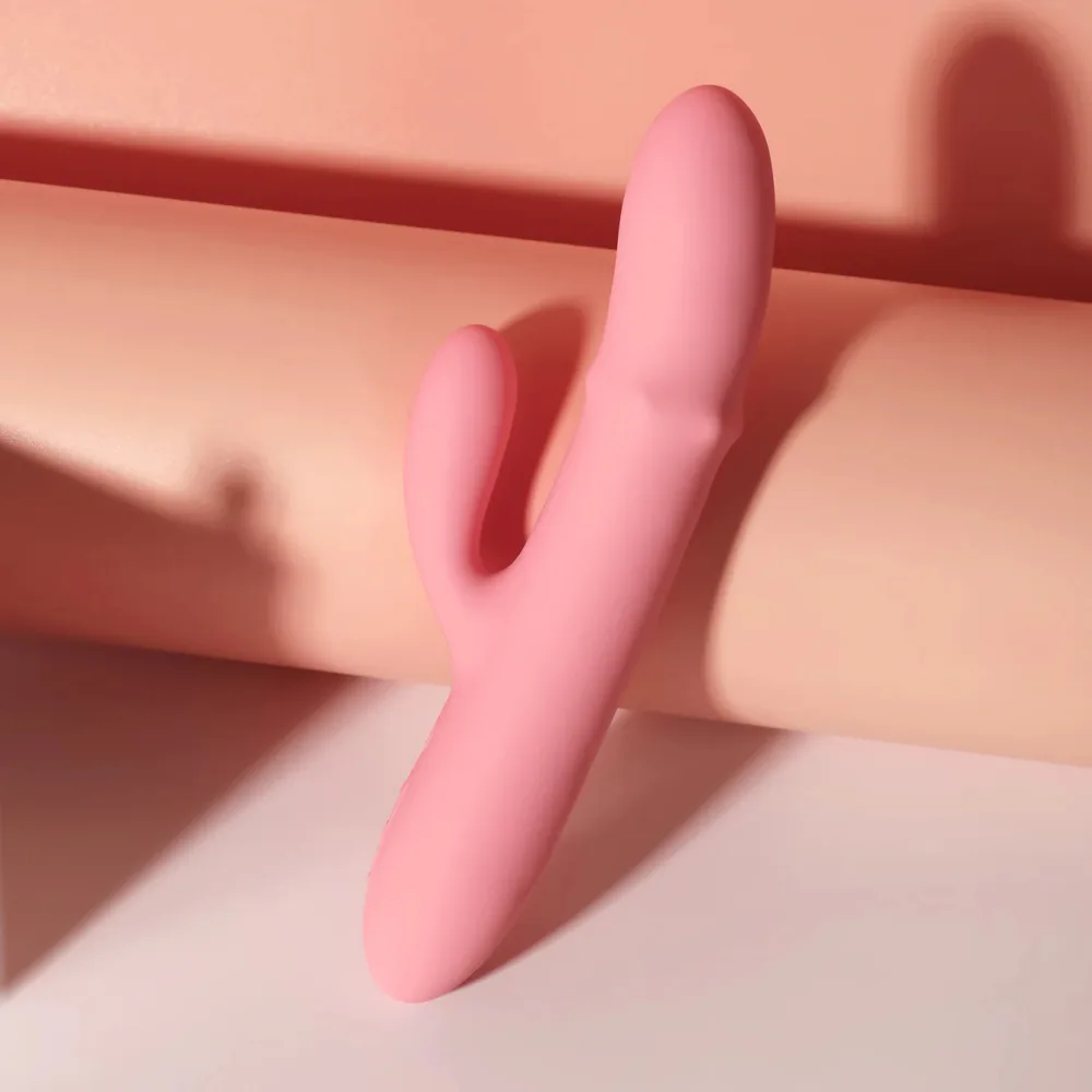 Silicone Remote Control Vibrator 19.5x3.2cm Rechargeable Toy — hình 5
