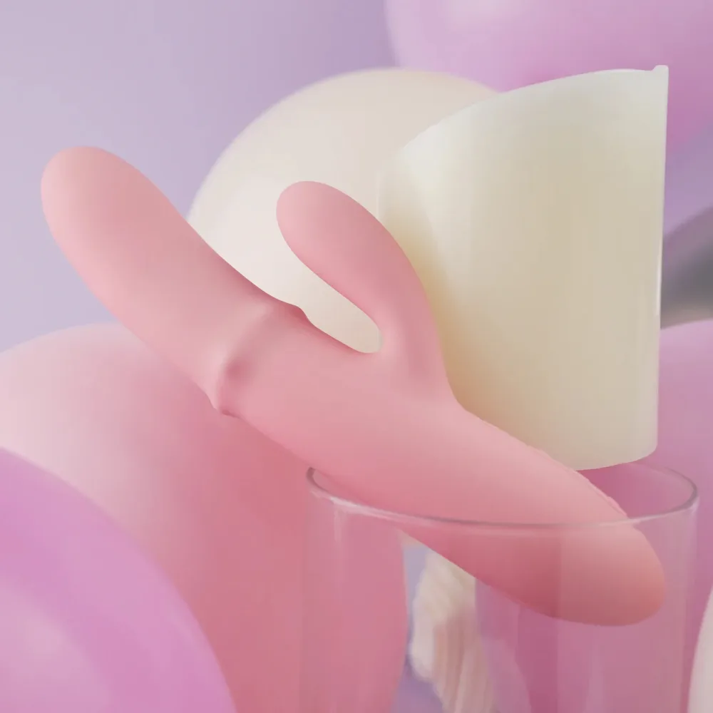 Silicone Remote Control Vibrator 19.5x3.2cm Rechargeable Toy — hình 6
