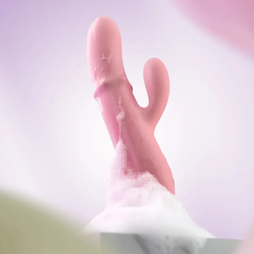 Silicone Remote Control Vibrator 19.5x3.2cm Rechargeable Toy — hình 7