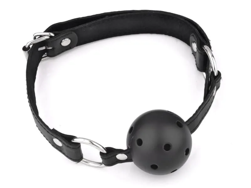 SHP1059 BDSM Ball Gag For Intense Sensory Control — Designed for both men and women, this accessory adds a