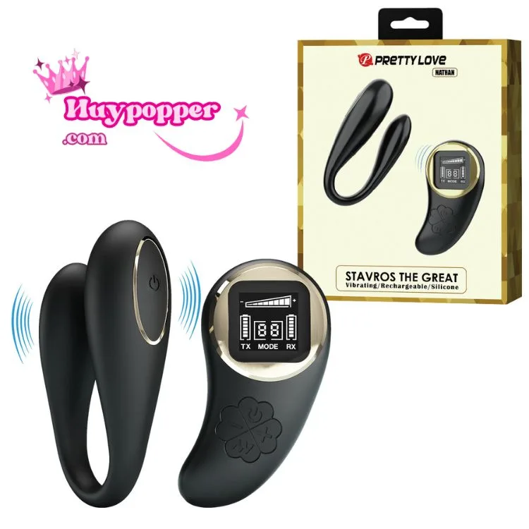 C LED Remote Control Dual Vibrating Egg Intimate Massager — hình 3