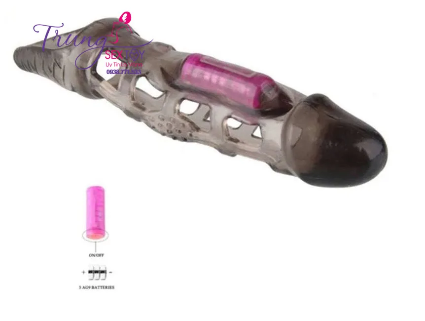 Vibrating Sized-Up Condom Perfect Solution For Better Sex — hình 7