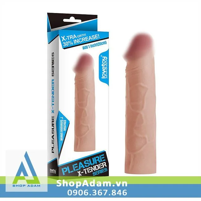 3cm Ribbed Smooth Head Penis Sleeve for Enhanced Sensation