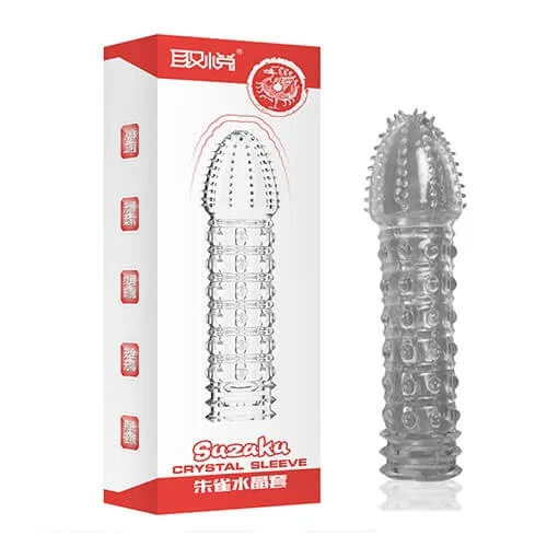 CoBiiy Textured Condom Soft Flexible Silicone Enhance Size — Crafted with medical-grade silicone, it offers supreme