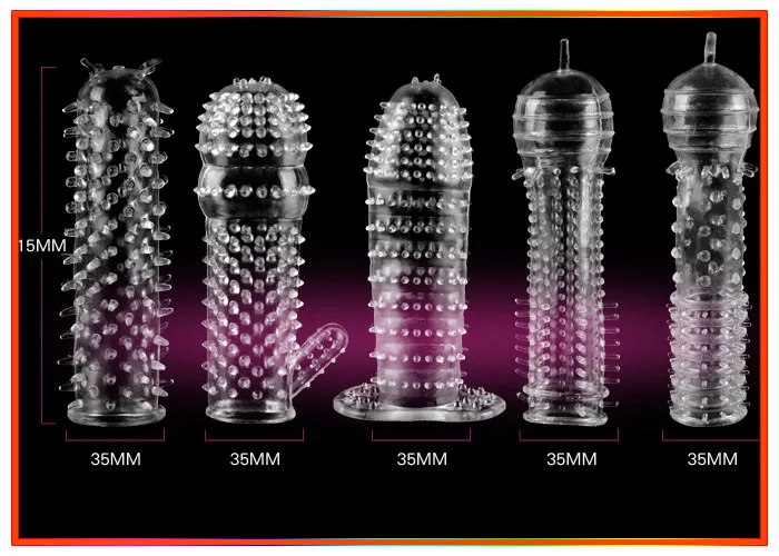 SHP616 Textured Penis Extender Cock Sleeve with Vibration — Perfect for Revitalizing Long-Term Relationships
