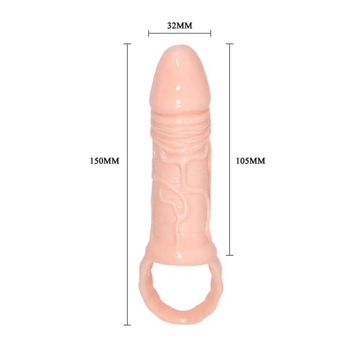 BD11 Strap-On Condom Male Enhancer Prolong Performance — hình 3