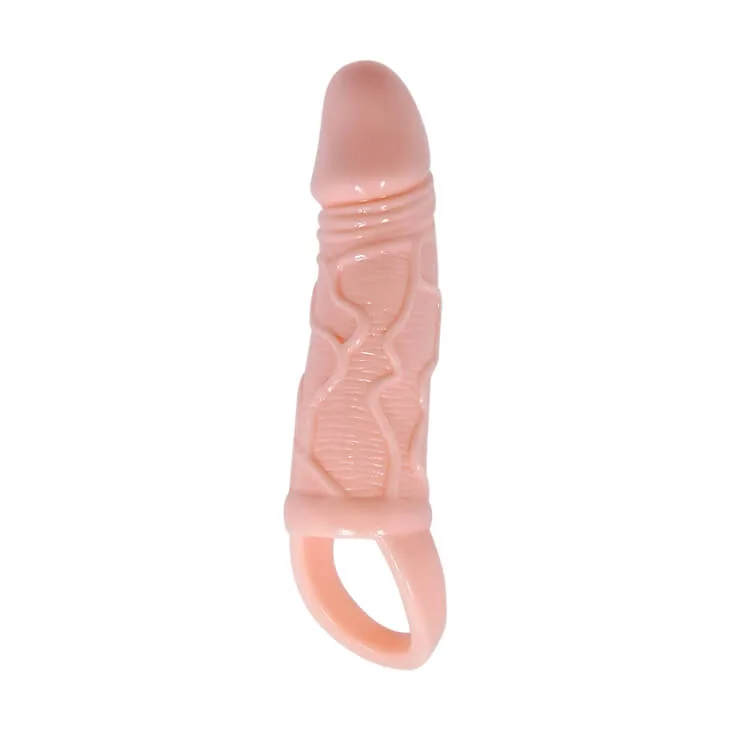 Realistic Vibrating Dildo Condom with Strap for Longer — Durable, Reusable, and Easy to Maintain