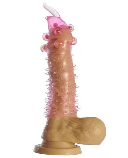 Thailand-Made Ribbed Beaded Penis Sleeve for Extra Sensation — Unique Design and Superior Comfort