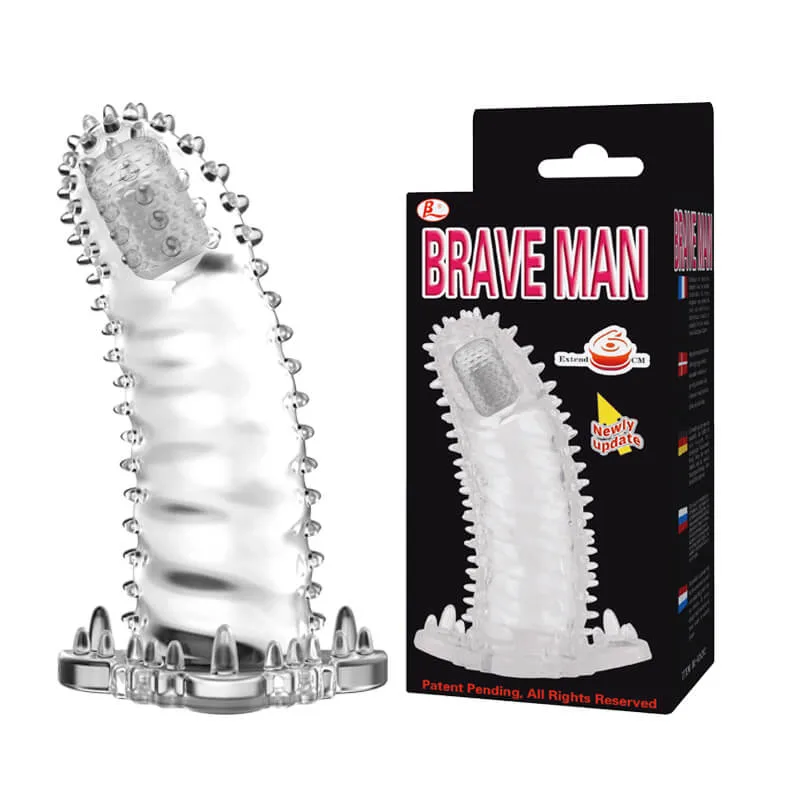Braveman Textured Delay Vibrating Condom Improve Stamina — Easy to Use and Maintain
