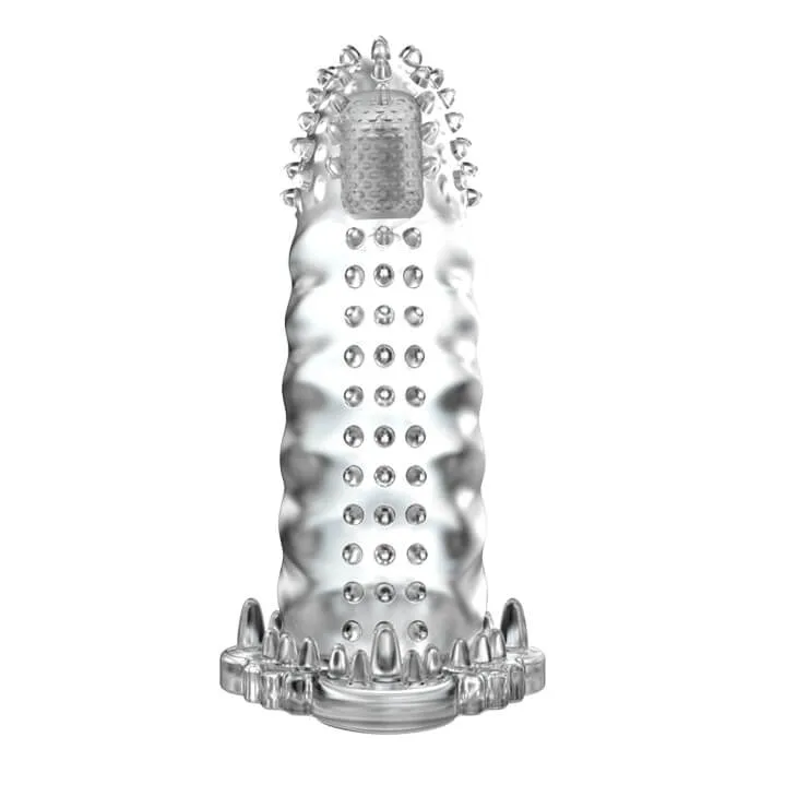 Braveman Textured Delay Vibrating Condom Improve Stamina — hình 8