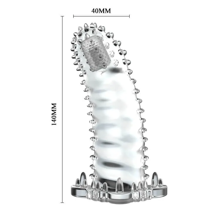 Braveman Textured Delay Vibrating Condom Improve Stamina — Unique Design for Ultimate Satisfaction