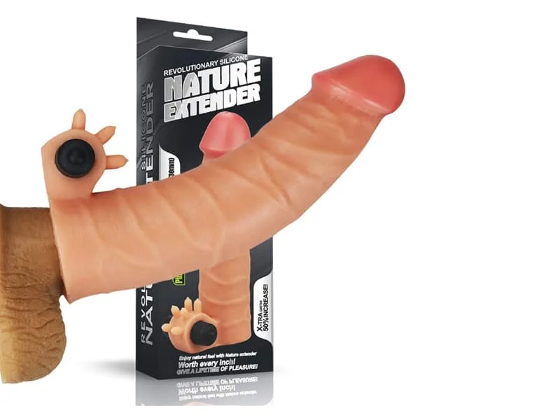 NARI Powerful Vibrating Penis Sleeve Extra Large with — Superior Quality and Design