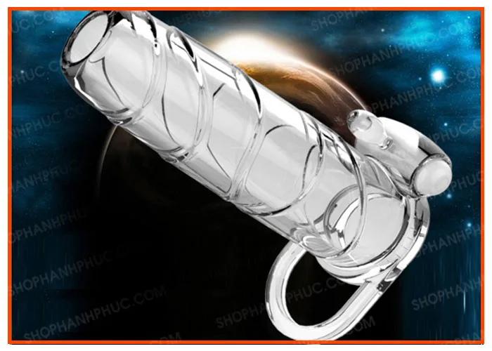SHP563 Size-Enhancing Dildo Condom Safe Enhanced Pleasure — Premium Medical-Grade Silicone Material