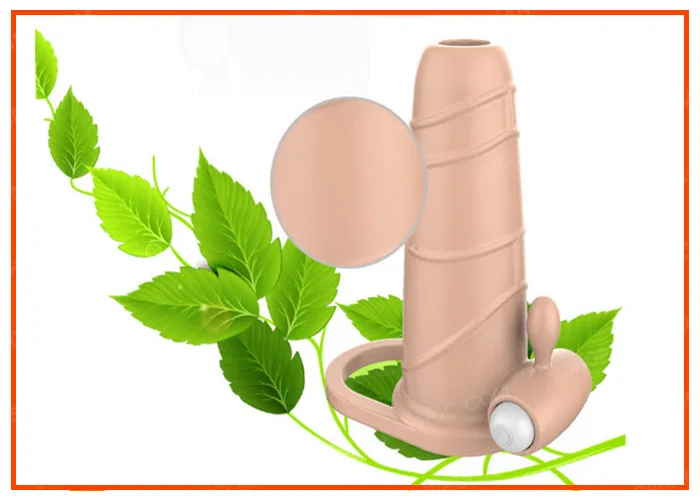 SHP563 Size-Enhancing Dildo Condom Safe Enhanced Pleasure — Elevate Your Intimacy with Confidence