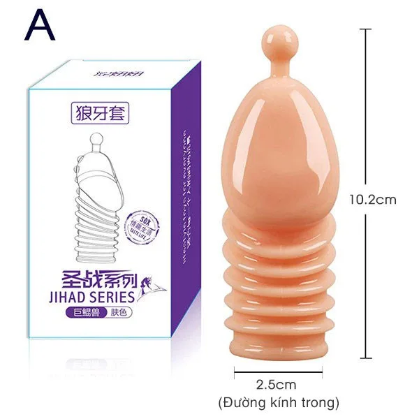 Jihad Textured Delay Condom Stimulating Pleasure for Women — hình 2