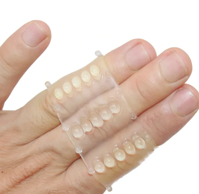 Set of 6 Silicone Penis Sleeve Rings Extend Duration — Versatile and Reusable Set