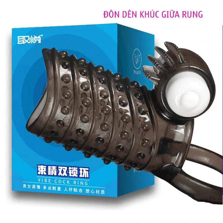 Vibe cockring textured vibrating enhancer thickening condom — Product Specifications