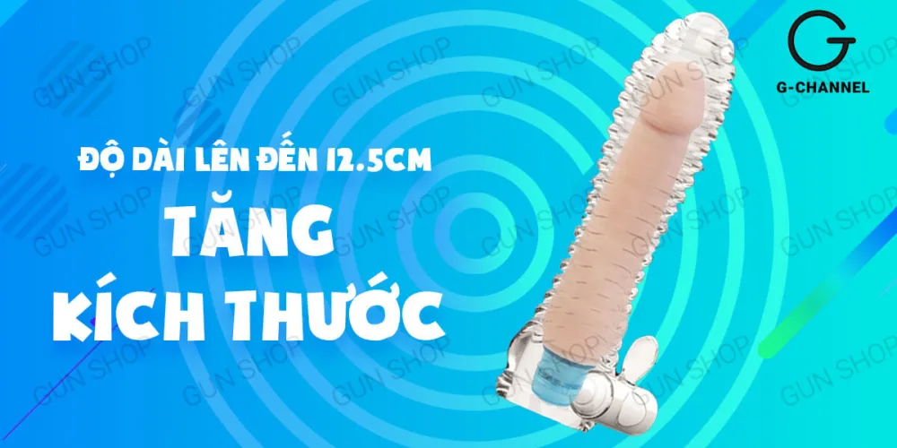 Aichao Blue Textured Vibrating Penis Sleeve Condom Exciting — Powerful Vibration Technology for Unmatched Pleasure