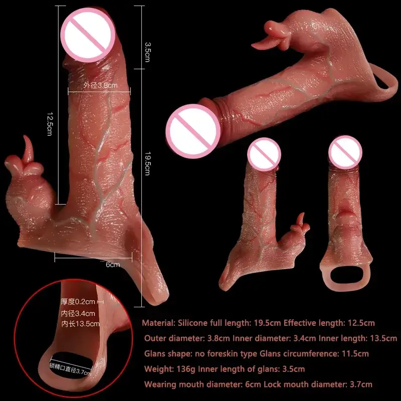 BD46 Vibrating Cock Sleeve Strap-On Enhancer — Elevate Confidence and Sensation Together