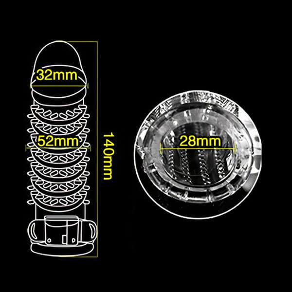 Textured Ribbed Vibrating Condom Sleeve Male Sex Enhancement — Why Choose This Ribbed Vibrating Condom?