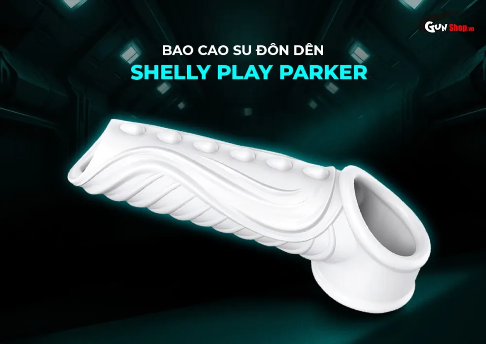 Shelly Play Parker Penis Sleeve Open Tip Enhanced Feeling Male Toy