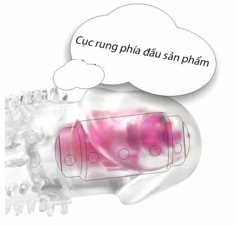 Vibrating Textured Penis Extension Condom for Maximum — Its softness and elasticity come from the finest silicone