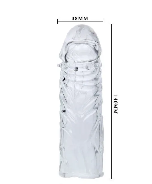 Transparent Soft Silicone Enhancer Sleeve Extend Duration — Exceptional Specifications for Ultimate Satisfaction