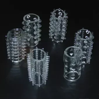 Set of 6 Silicone Penis Sleeve Rings Extend Duration — Powerful Features for Enhanced Performance