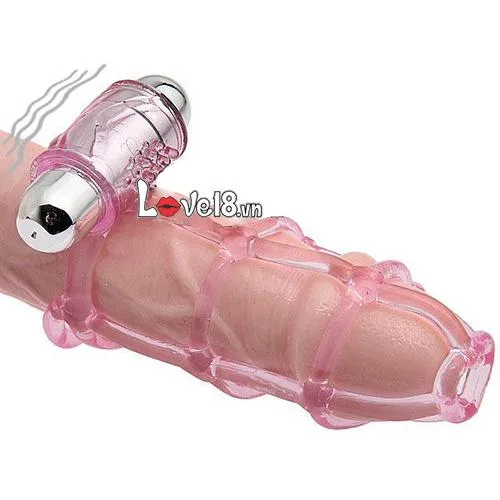 MMA Ultra Thin Penis Sleeve Condom Massage Ring Multi-Speed — hình 2
