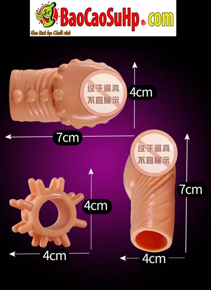 Textured JEWS ENDURANCE Ribbed Condom for Enhanced Pleasure — hình 7