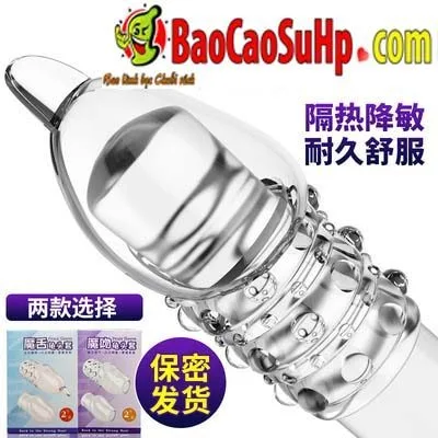 Donden Kiss Penis Sleeve Sensation Enhancing Condom — hình 2